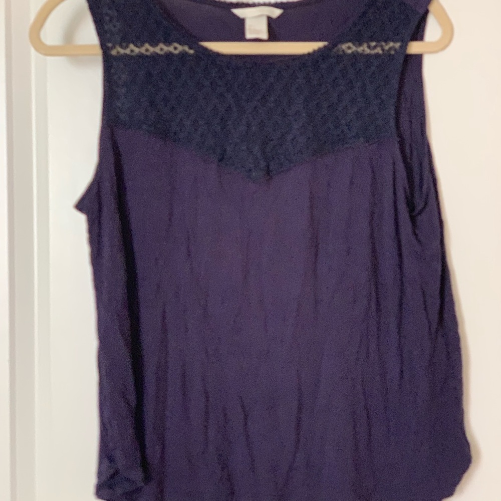 blue tank top shirt
